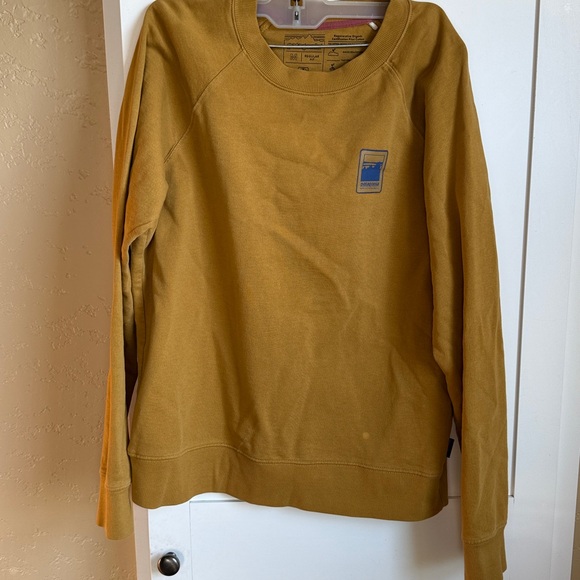 Patagonia Alpine Icon Regenerative Organic Certified Cotton Crew Sweatshirt M - Picture 2 of 3